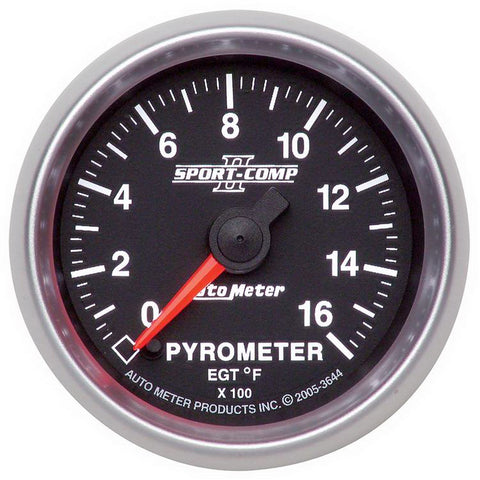 2-1/16" PYROMETER 0-1600 °F SPORT-COMP II