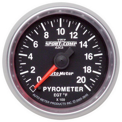 2-1/16" PYROMETER 0-2000 °F SPORT-COMP II
