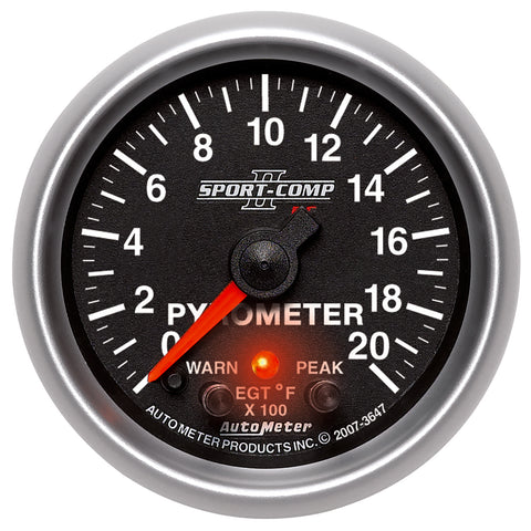 2-1/16" PYROMETER 0-2000 °F SPORT-COMP II