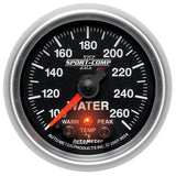 2-1/16" WATER TEMPERATURE 100-260 °F SPORT-COMP II