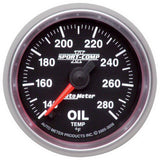 2-1/16" OIL TEMPERATURE 140-280 °F SPORT-COMP II