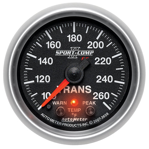 2-1/16" TRANSMISSION TEMPERATURE 100-260 °F SPORT-COMP II