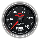 2-1/16 In. FUEL PRESSURE 0-100 PSI GM BLACK