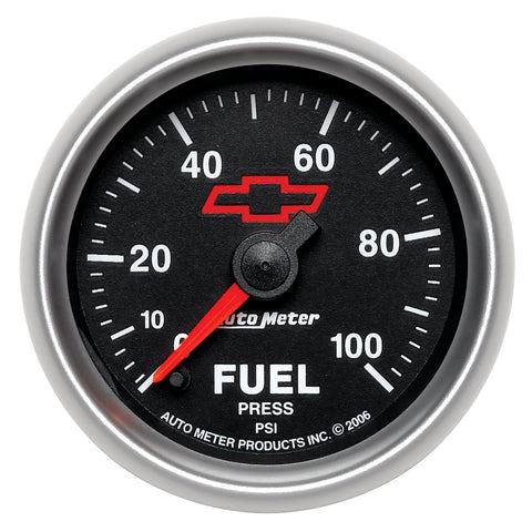 2-1/16 In. FUEL PRESSURE 0-100 PSI GM BLACK