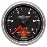 2-1/16" FUEL PRESSURE 0-15 PSI SPORT-COMP II