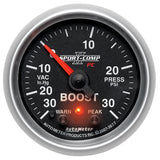 2-1/16" BOOST/VACUUM 30 IN HG/30 PSI SPORT-COMP II