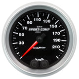 3-3/8" SPEEDO 225 Km/h GPS SPORT-COMP II