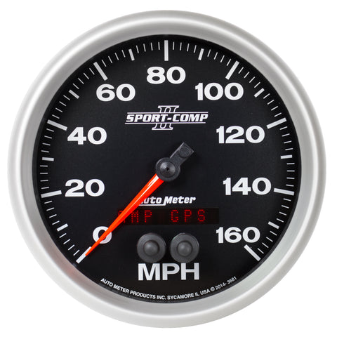 5" GPS SPEEDOMETER 0-160 MPH SPORT-COMP II