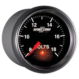 2-1/16" VOLTMETER 8-18V SPORT-COMP II