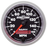 3-3/8" SPEEDOMETER 0-160 MPH SPORT-COMP II