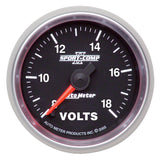 2-1/16" VOLTMETER 8-18V SPORT-COMP II