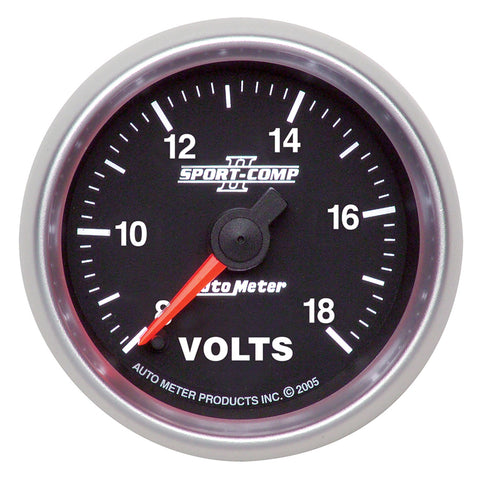 2-1/16" VOLTMETER 8-18V SPORT-COMP II