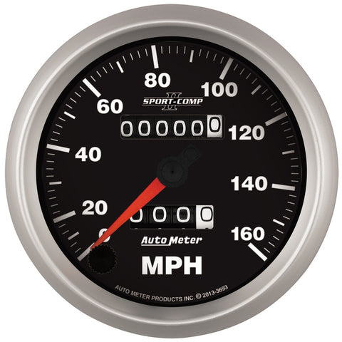 3-3/8" SPEEDOMETER 0-160 MPH SPORT-COMP II