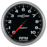 5" IN-DASH TACHOMETER 0-10000 RPM SPORT-COMP II