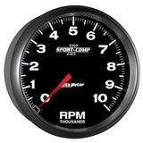 5" IN-DASH TACHOMETER 0-10000 RPM SPORT-COMP II