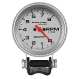 2-5/8" PEDESTAL TACHOMETER 0-8000 RPM ULTRA-LITE