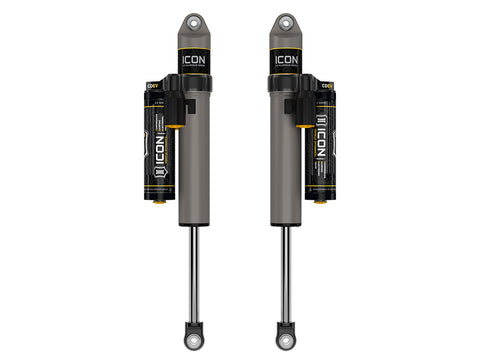 ICON 2017-2026 Ford F-250/F-350 Super Duty 4WD 0-3” Lift Rear V.S 2.5 Aluminum Series Shocks Piggyback Reservoir W/ CDEV Pair