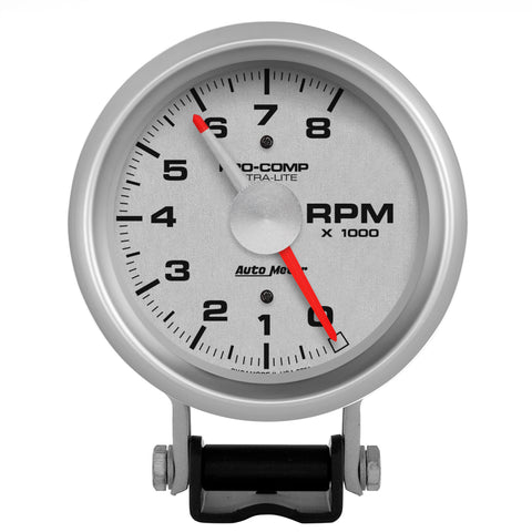 3-3/4" PEDESTAL TACHOMETER 0-8000 RPM ULTRA-LITE