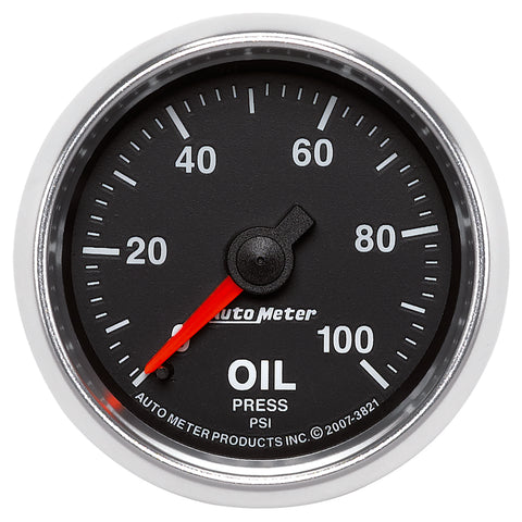 2-1/16" OIL PRESSURE 0-100 PSI GS