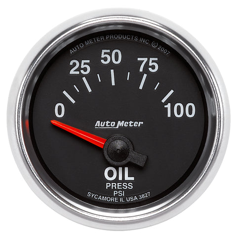 2-1/16" OIL PRESSURE 0-100 PSI GS