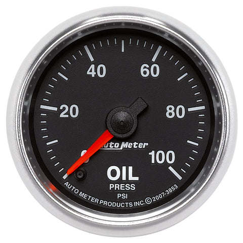 2-1/16" OIL PRESSURE 0-100 PSI GS