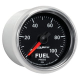 2-1/16" FUEL PRESSURE 0-100 PSI GS