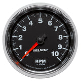 3-3/8" IN-DASH TACHOMETER 0-10000 RPM GS