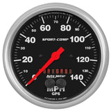 5" GPS SPEEDOMETER 0-140 MPH SPORT-COMP