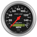 3-3/8" SPEEDOMETER 0-160 MPH SPORT-COMP