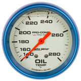2-5/8" OIL TEMPERATURE 140-280 °F LIQUID FILLED ULTRA-NITE