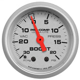 2-1/16" BOOST/VACUUM 30 IN HG/20 PSI ULTRA-LITE