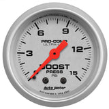 2-1/16" BOOST 0-15 PSI ULTRA-LITE