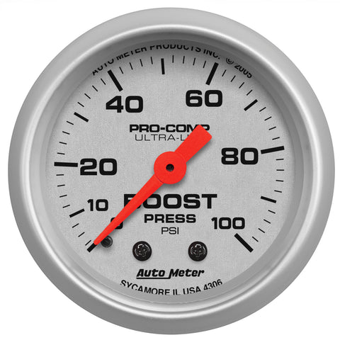 2-1/16" BOOST 0-100 PSI ULTRA-LITE