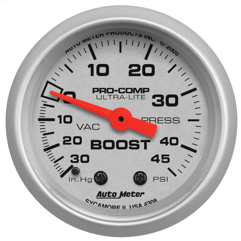 2-1/16" BOOST/VACUUM 30 IN HG/45 PSI ULTRA-LITE