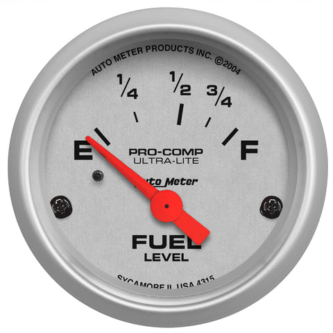 2-1/16" FUEL LEVEL 73-10 O UL
