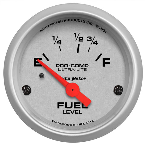 2-1/16" FUEL LEVEL 16-158 O ULTRA-LITE
