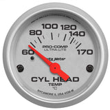 2-1/16" CYLINDER HEAD TEMPERATURE 60-170 °C ULTRA-LITE