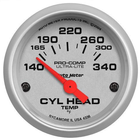 2-1/16" CYLINDER HEAD TEMPERATURE 140-340 °F ULTRA-LITE