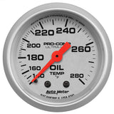 2-1/16" OIL TEMPERATURE 140-280 °F ULTRA-LITE