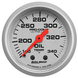 2-1/16" OIL TANK TEMPERATURE 140-340 °F ULTRA-LITE