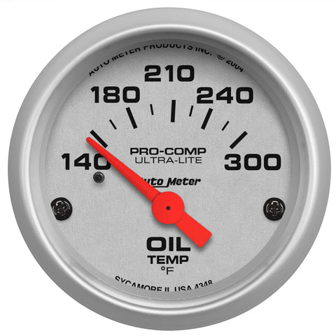 2-1/16" OIL TEMPERATURE 140-300 °F ULTRA-LITE