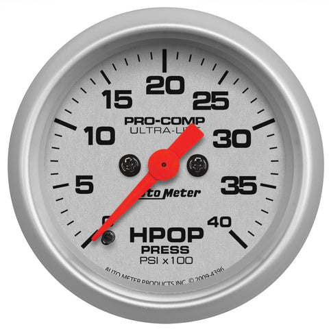2-1/16" HPOP PRESSURE 0-4K PSI ULTRA-LITE
