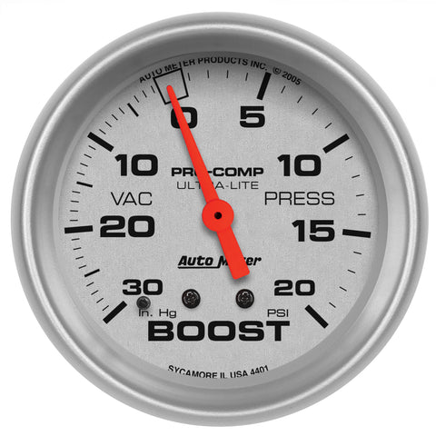 2-5/8" BOOST/VACUUM 30 IN HG/20 PSI ULTRA-LITE