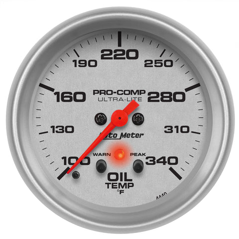 2-5/8" OIL TEMPERATURE 100-340 °F ULTRA-LITE