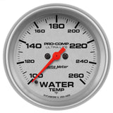 2-5/8" WATER TEMPERATURE 100-260 °F ULTRA-LITE