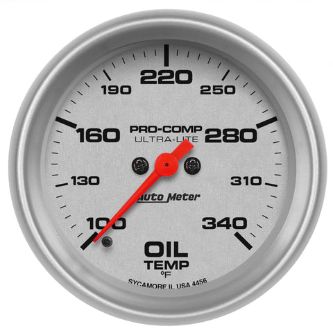 2-5/8" OIL TEMPERATURE 100-340 °F ULTRA-LITE