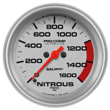 2-5/8" NITROUS PRESSURE 0-1600 PSI ULTRA-LITE