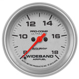 2-5/8" WIDEBAND AIR/FUEL RATIO ANALOG 8:1-18:1 AFR ULTRA-LITE