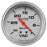 2-5/8" VACUUM 0-30 IN HG ULTRA-LITE