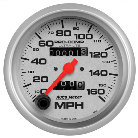 3-3/8" SPEEDOMETER 0-160 MPH ULTRA-LITE